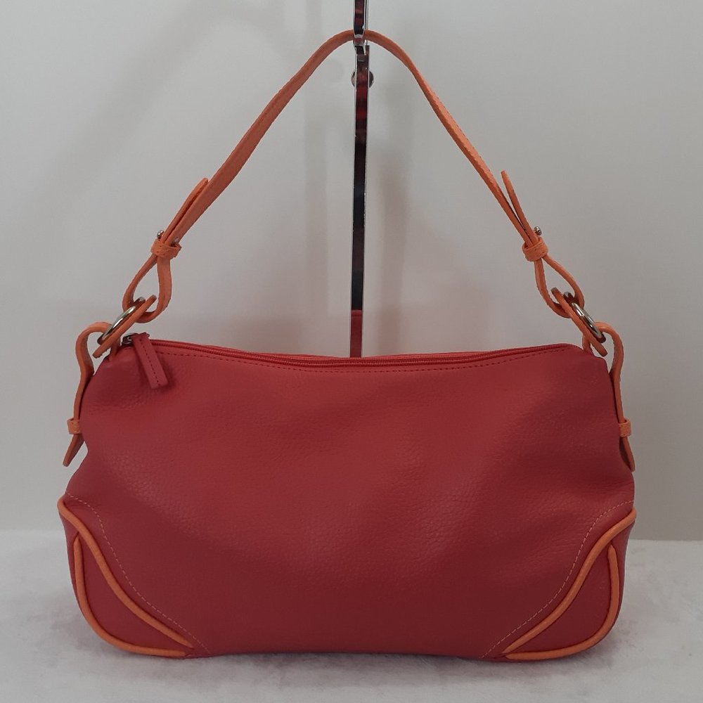 Coldwater Creek Genuine Pebbled Leather Hobo Bag